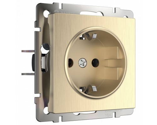 Розетка двойная с заземлением без рамки Werkel W117 8 W1171010 Розетка двойная с заземлением без рамки Werkel W117 8 W1171010