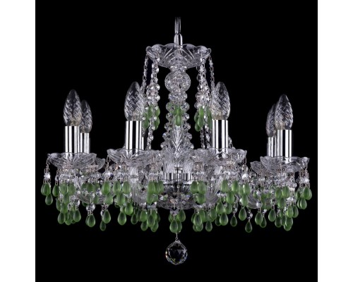 Подвесная люстра Bohemia Ivele Crystal 1410 1410/6/160/Ni/V5001 Подвесная люстра Bohemia Ivele Crystal 1410 1410/6/160/Ni/V5001