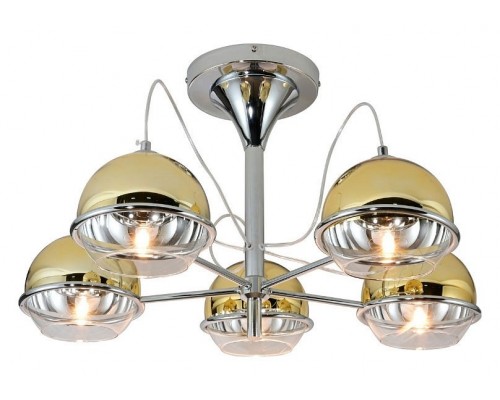 Люстра на штанге LUMINA DECO Veroni LDC 1029-5 GD Люстра на штанге LUMINA DECO Veroni LDC 1029-5 GD
