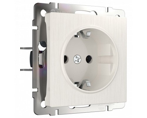 Розетка с заземлением без рамки Werkel W117 5 W1171013 Розетка с заземлением без рамки Werkel W117 5 W1171013