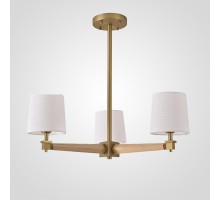 Люстра на штанге Imperiumloft Jorgenson White/Light wood STAVRA01