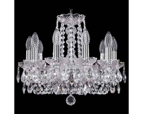 Подвесная люстра Bohemia Ivele Crystal 1402 1402/10/141/Ni Подвесная люстра Bohemia Ivele Crystal 1402 1402/10/141/Ni