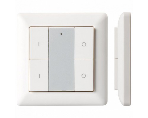 Панель-диммера клавишная накладная Arlight Knob SR-KN9550K4-UP White (KNX, DIM) Панель-диммера клавишная накладная Arlight Knob SR-KN9550K4-UP White (KNX, DIM)