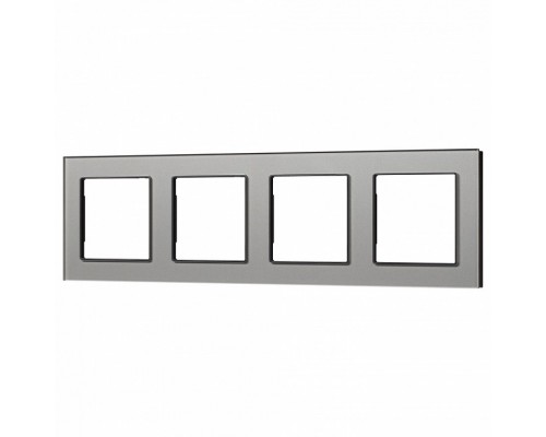 Рамка на 4 поста Arlight GLARE 043804 Рамка на 4 поста Arlight GLARE 043804
