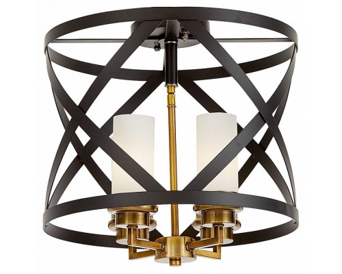 Люстра на штанге LUMINA DECO ASTILA LDP 1242-4 BK+MD Люстра на штанге LUMINA DECO ASTILA LDP 1242-4 BK+MD