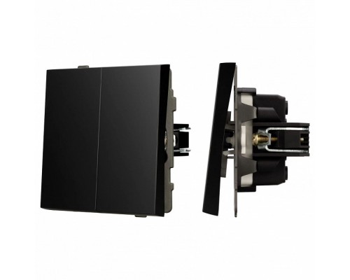 Выключатель проходной двухклавишный без рамки Arlight SWT 054067