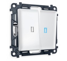 Выключатель проходной двухклавишный с подсветкой Ambrella Volt Quant MA124040