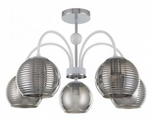 Люстра на штанге Arte Milano Napoli-320719 320719/5 CR+WH Люстра на штанге Arte Milano Napoli-320719 320719/5 CR+WH