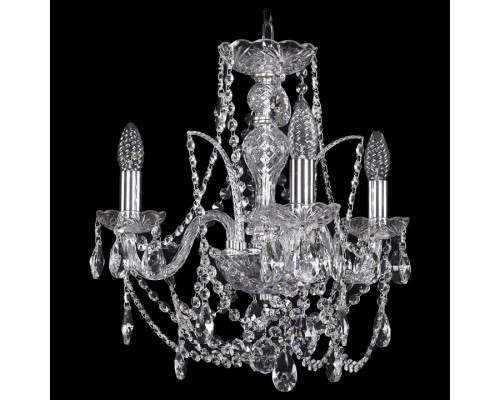 Подвесная люстра Bohemia Ivele Crystal 1411 1411/3/141/Ni Подвесная люстра Bohemia Ivele Crystal 1411 1411/3/141/Ni