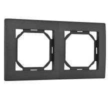 Рамка на 2 поста Arte Milano am-503.06 503.06-2.black
