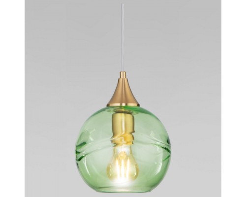 Подвесной светильник Eurosvet Lotus 50221/1 зеленый