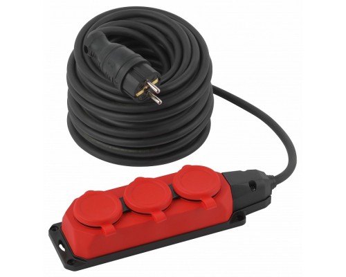 Удлинитель Эра  UK-3e-3x1,5-30m-IP44(KG)