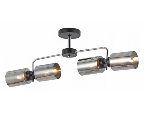 Люстра на штанге ILLUMICO IL8249-4COU-79 BK CR Люстра на штанге ILLUMICO IL8249-4COU-79 BK CR