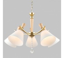Подвесная люстра Imex MD.6132 MD.6132-5-P-GD+WOOD