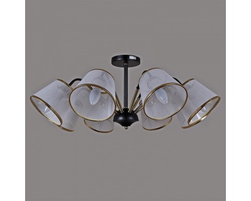 Люстра на штанге ILLUMICO  IL0344-8CSQ-79 BK AB