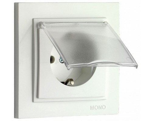 Розетка с заземлением с крышкой Mono Electric Despina 102-190021-118 Розетка с заземлением с крышкой Mono Electric Despina 102-190021-118