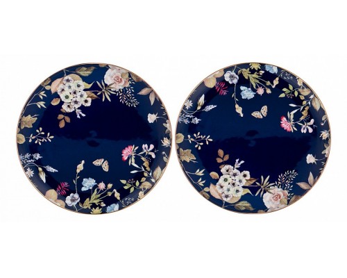 Набор из 2 тарелок плоских Кобальт 86-2369