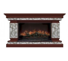 Комплект из электрокамина напольного и портала (143x45x82.5 см) Лорд Карелия Rondo 86 ЛО000018