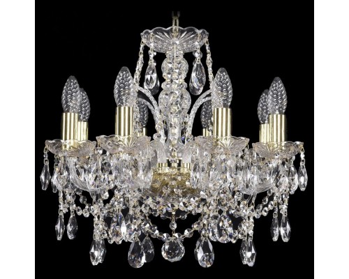 Подвесная люстра Bohemia Ivele Crystal 1411 1411/8/141/G Подвесная люстра Bohemia Ivele Crystal 1411 1411/8/141/G