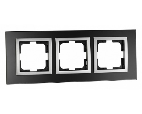 Рамка на 3 поста Mono Electric Style Glass 107-720000-162 Рамка на 3 поста Mono Electric Style Glass 107-720000-162