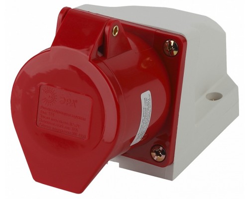 Розетка с заземлением Эра  R(OUT)-32-3P-PE-IP44