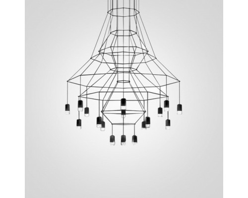 Подвесная люстра Imperiumloft Vibia Wireflow 40,1635 Подвесная люстра Imperiumloft Vibia Wireflow 40,1635