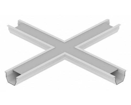 Соединитель угловой X-образный встраиваемый 6063 LINE 3525 IN 0273014