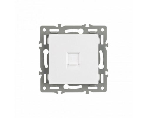 Розетка Ethernet RJ-45 и со шторками, без рамки Arlight SCT 045301 Розетка Ethernet RJ-45 и со шторками, без рамки Arlight SCT 045301