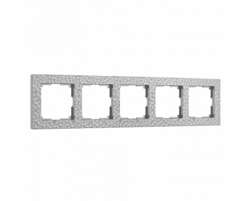 Рамка на 5 постов Werkel Hammer W0052406 (серебряный) Рамка на 5 постов Werkel Hammer W0052406 (серебряный)