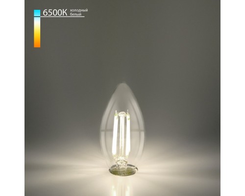 Лампа светодиодная Elektrostandard Свеча F E27 9Вт 6500K a056256 Лампа светодиодная Elektrostandard Свеча F E27 9Вт 6500K a056256