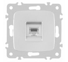 Розетка Ethernet RJ-45 без рамки Arte Milano am-205 205.45-1.silver