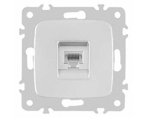 Розетка Ethernet RJ-45 без рамки Arte Milano am-205 205.45-1.silver