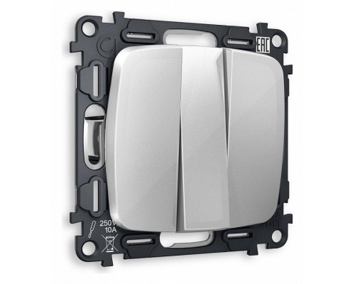 Выключатель трехклавишный без рамки Ambrella Volt Quant MO405010