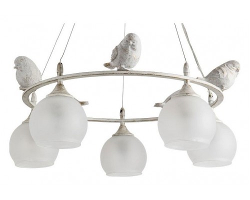 Подвесная люстра Arte Lamp Gemelli A2150SP-5WG Подвесная люстра Arte Lamp Gemelli A2150SP-5WG