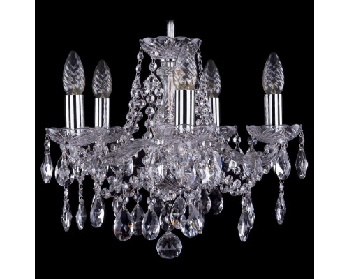 Подвесная люстра Bohemia Ivele Crystal 1413 1413/5/141/Ni Подвесная люстра Bohemia Ivele Crystal 1413 1413/5/141/Ni