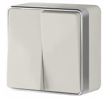 Выключатель двухклавишный Werkel Gallant (слоновая кость) W5020003