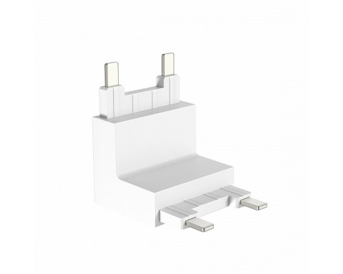 Соединитель угловой L-образный для треков накладных SWG PRO SLIM CN-SLIM-WH-TL