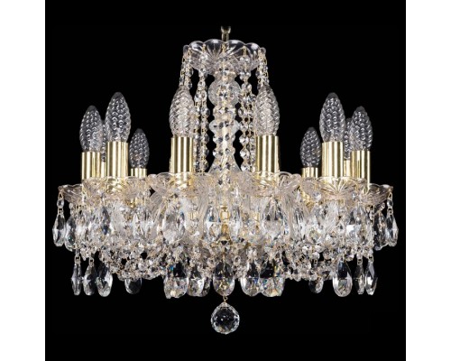 Подвесная люстра Bohemia Ivele Crystal 1402 1402/12/141/G Подвесная люстра Bohemia Ivele Crystal 1402 1402/12/141/G