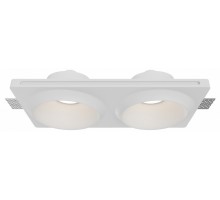 Встраиваемый светильник Maytoni Gyps Modern DL124-GU10-02-TRS-W