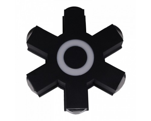 Накладной светильник 08231-9.2-007U LED4W+6*3W RGB BK Накладной светильник 08231-9.2-007U LED4W+6*3W RGB BK