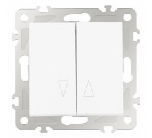 Выключатель для жалюзи без рамки Arte Milano 206 206.38-2.white
