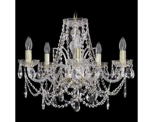 Подвесная люстра Bohemia Ivele Crystal 1411 1411/5/195/G Подвесная люстра Bohemia Ivele Crystal 1411 1411/5/195/G