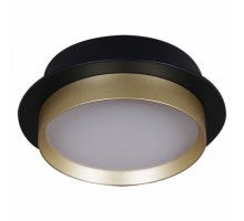 Встраиваемый светильник  53005-9.0-001RLD GX53 BK+GD