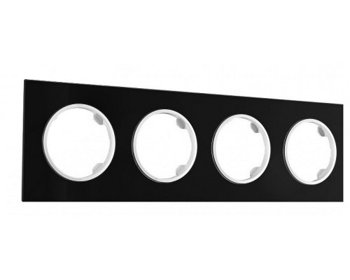 Рамка на 4 поста Arte Milano am-502.01 502.01-4.black