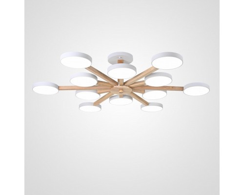 Люстра на штанге Imperiumloft TURNA White TURNA-B01 Люстра на штанге Imperiumloft TURNA White TURNA-B01