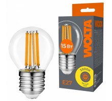 Лампа светодиодная Wolta  E27 15Вт 3000K WF-G45-15W3KE27