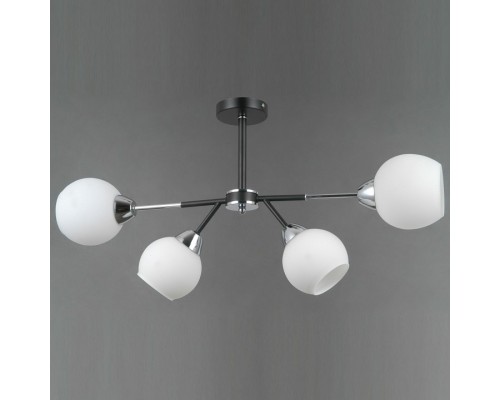 Люстра на штанге ILLUMICO LIBRA IL0715-4CSQ-24 BK CR LIBRA