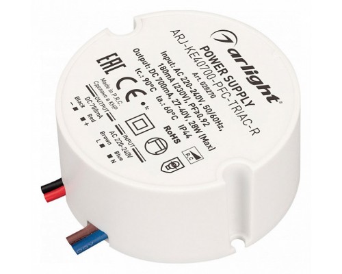 Блок питания с проводом Arlight ARJ 028270 Блок питания с проводом Arlight ARJ 028270