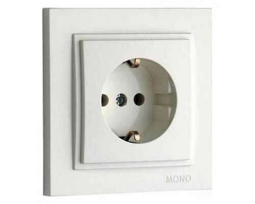 Розетка с заземлением Mono Electric Despina 102-010021-117 Розетка с заземлением Mono Electric Despina 102-010021-117