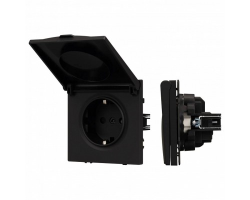 Розетка влагозащищенная с заземлением с крышкой, без рамки Arlight SCT 054281